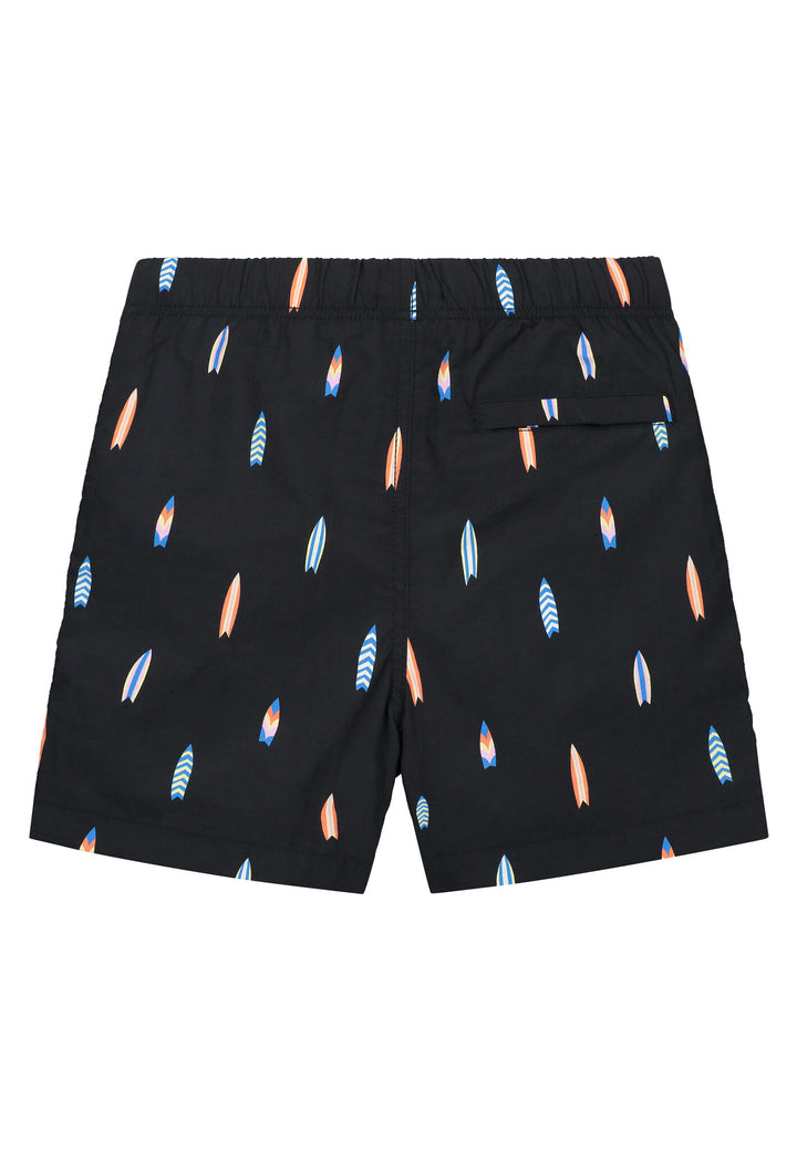 Zwemshort MILO QUICK DRY 4 inch surfboards black surfboards