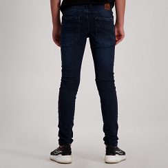 Spijkerbroek BURGO JOG BLUE Black slim fit