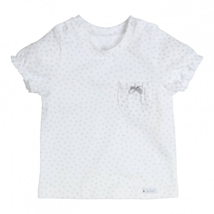 T - shirt Sofia White - Silver