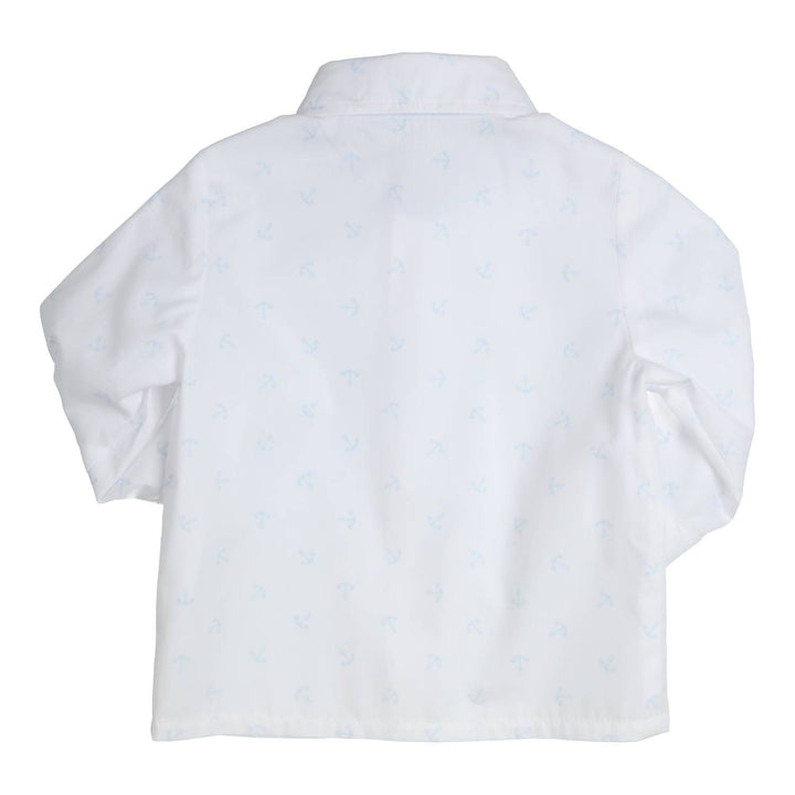 Blouse Marnix White - Light Blue