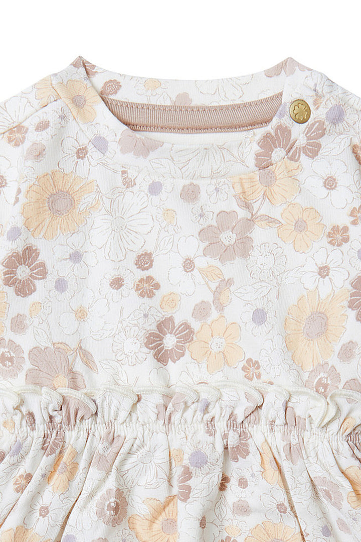 Jurk Cance allover print Whitecap Gray