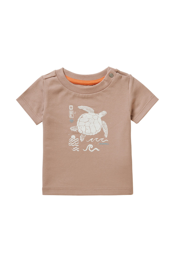 T - shirt Buna Warm Taupe Bruin