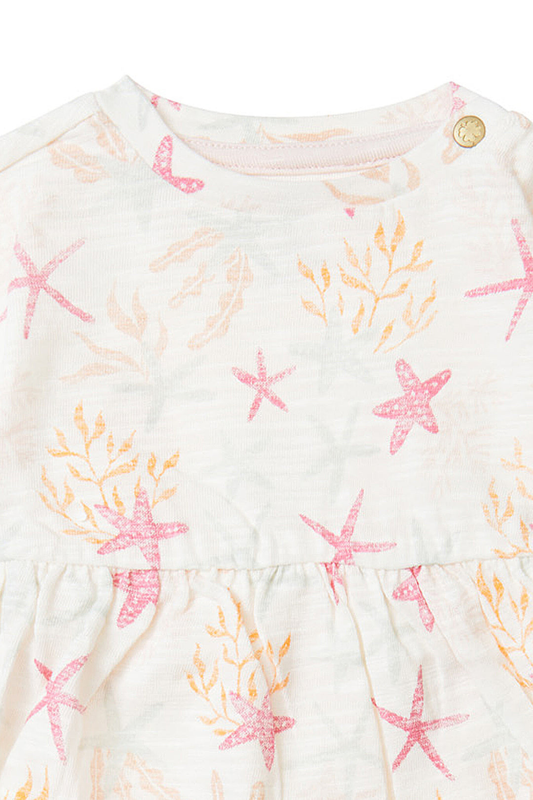 Jurk Comstock allover print Whisper White Wit