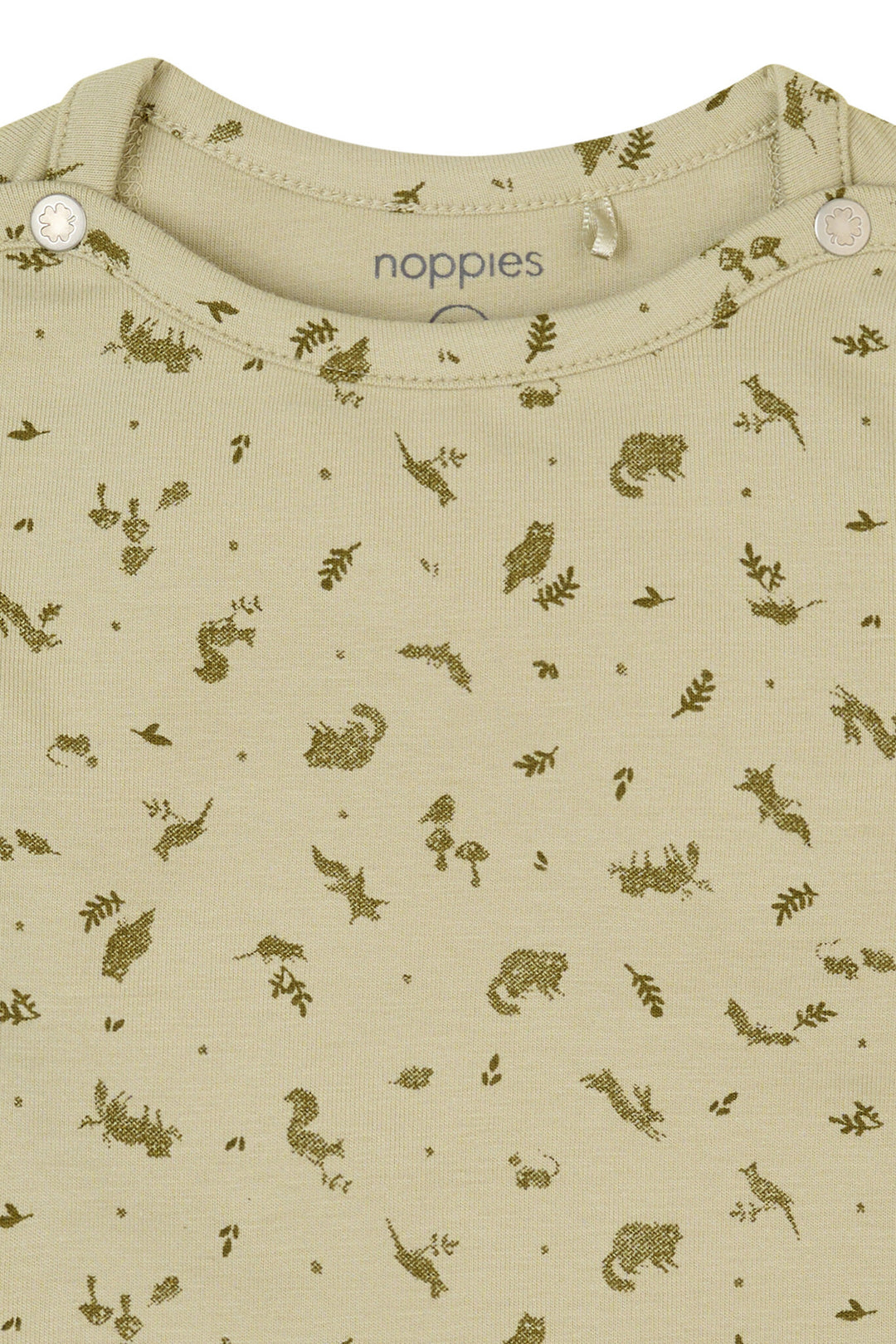 Longsleeve Guia allover print Moss Gray