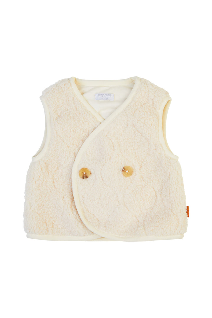 Gilet Freland sleeveless Buttercream