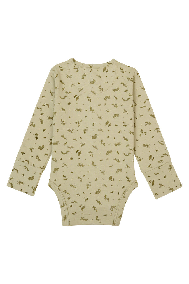 Strampler Gema Moosgrau