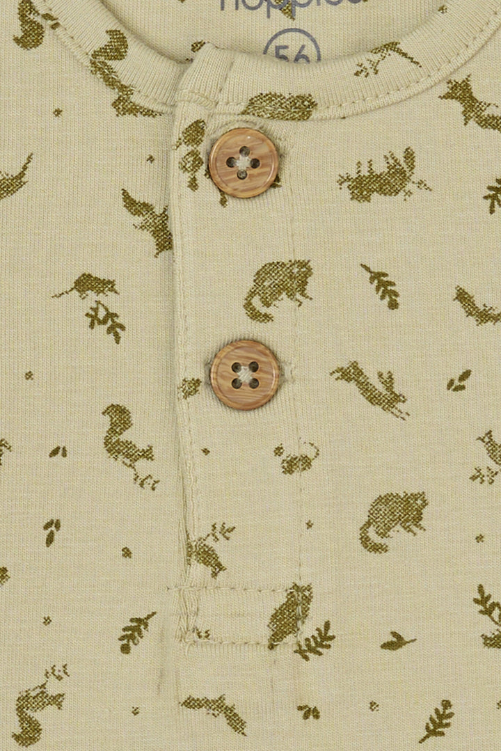 Strampler Gema Moosgrau