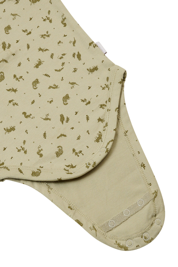 Strampler Gema Moosgrau