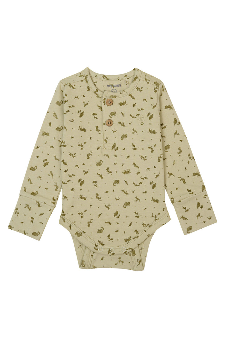 Strampler Gema Moosgrau