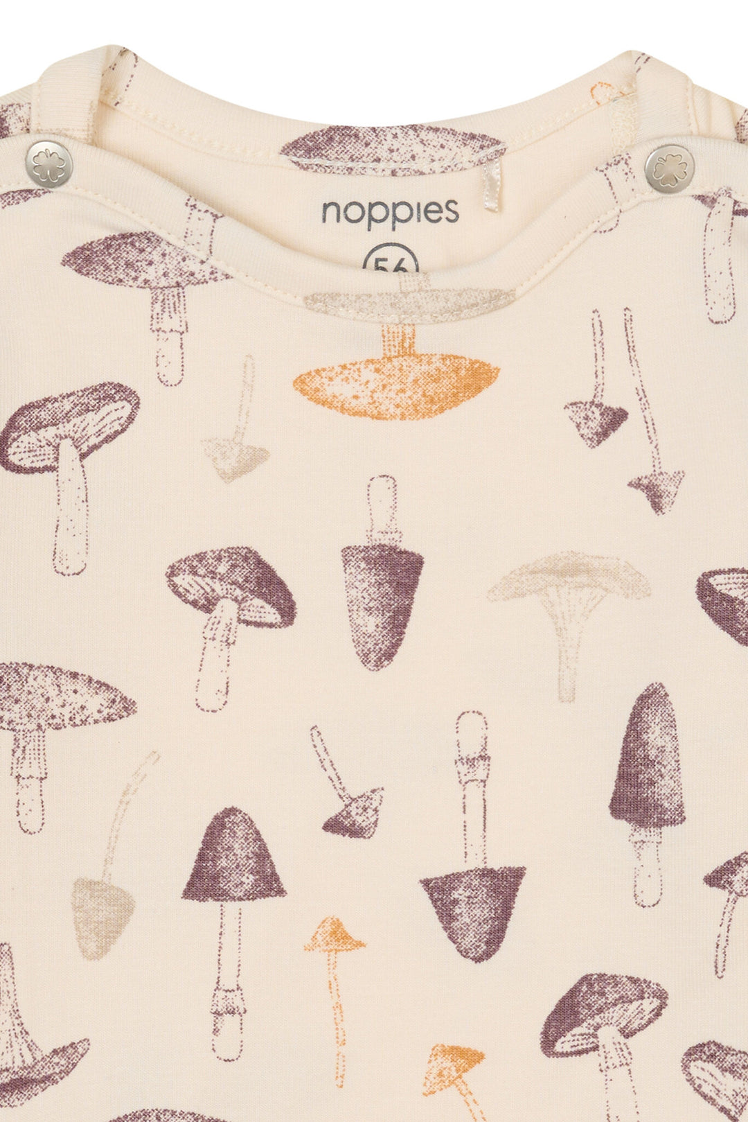 Langarmshirt Grabels Allover-Print Buttercream