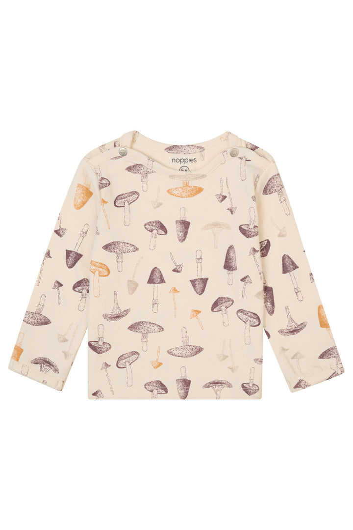 Langarmshirt Grabels Allover-Print Buttercream