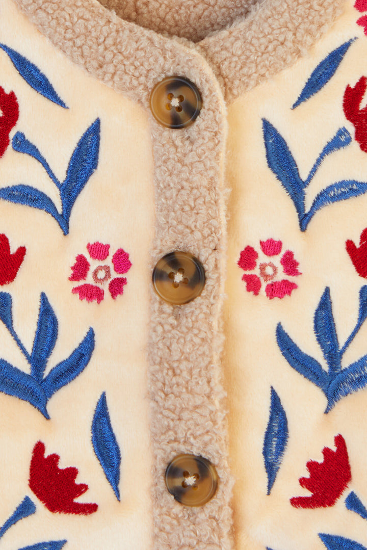 Gilet Ferin sleeveless Buttercream