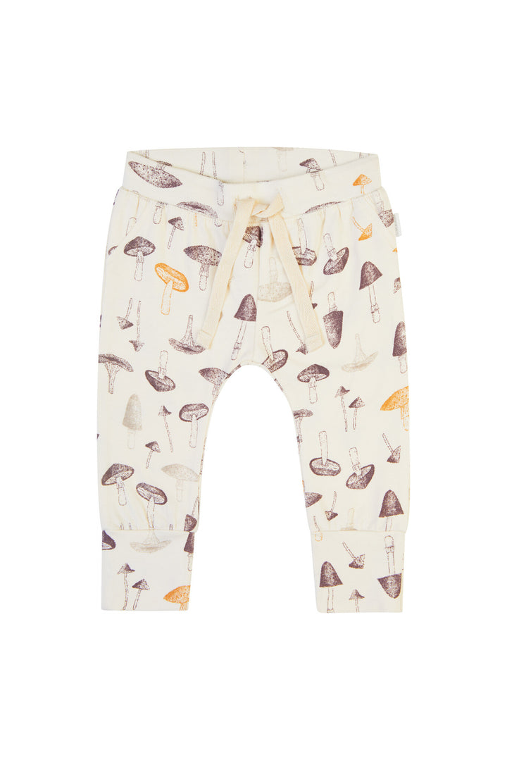 Broek Givry slim fit allover print Buttercream