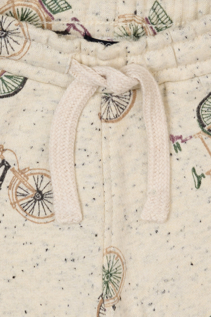 Broek Gassin relaxed fit allover print Fog