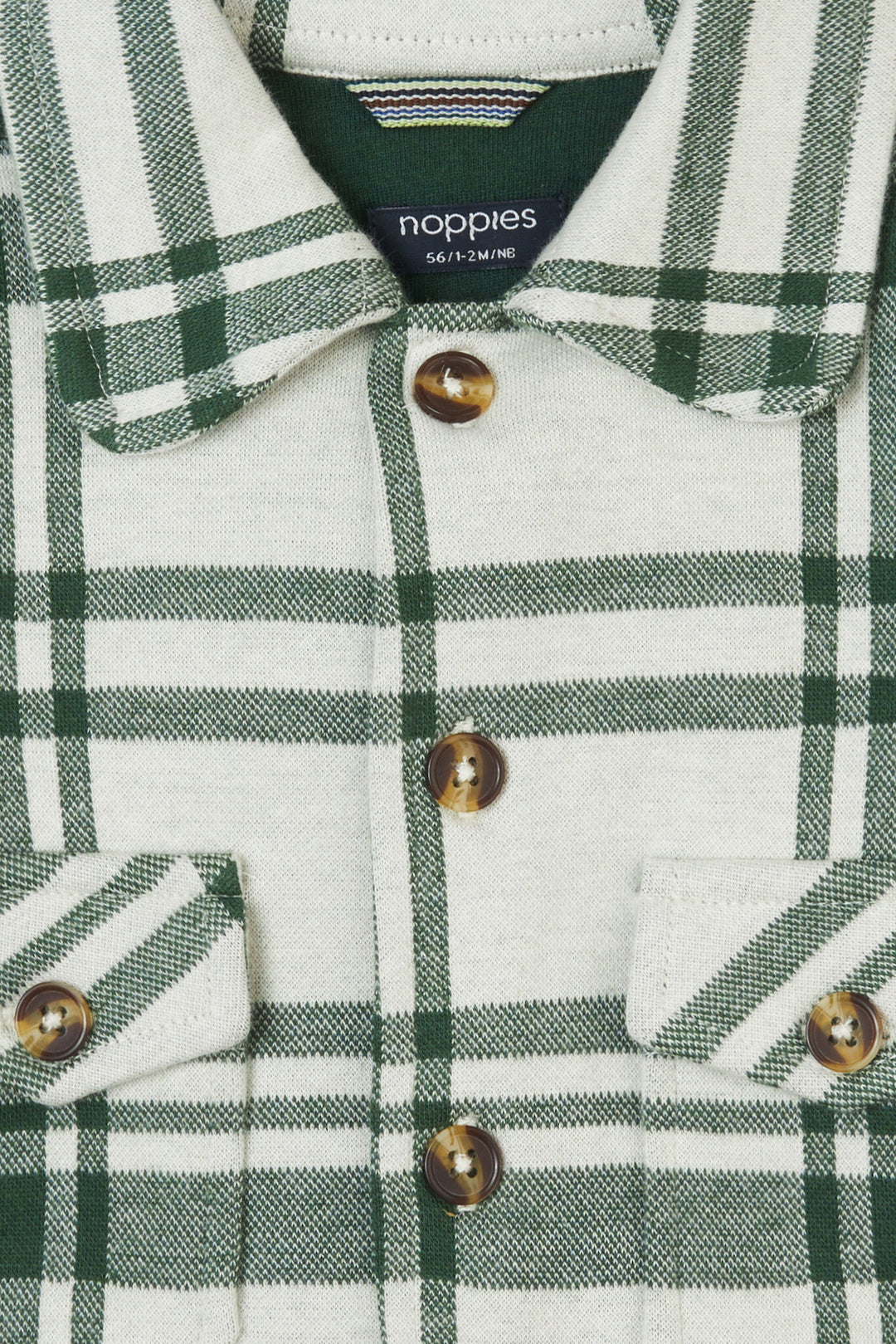 Vest Grenade knit check Garden Topiary