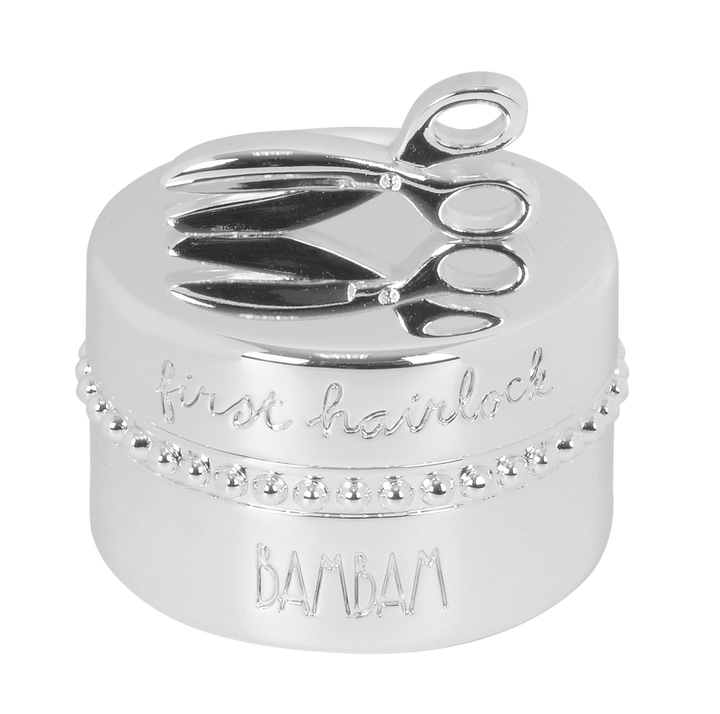 Hairlockbox silver plated