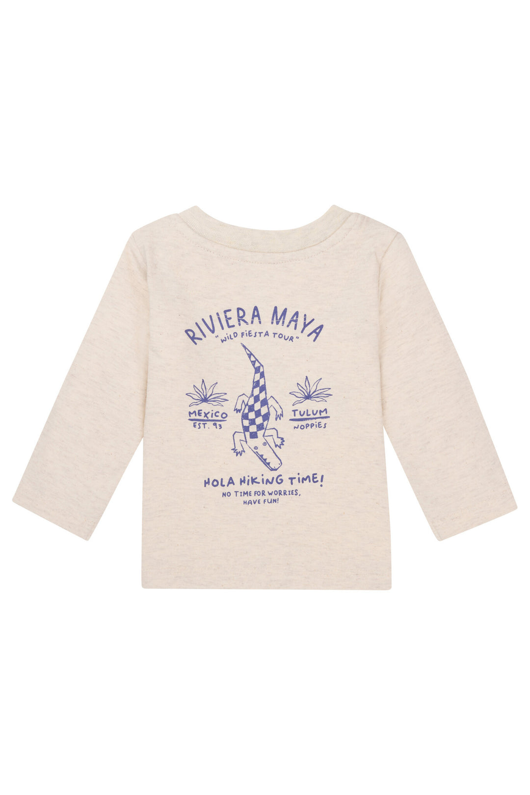 Longsleeve Olton Oatmeal Melange BEIGE