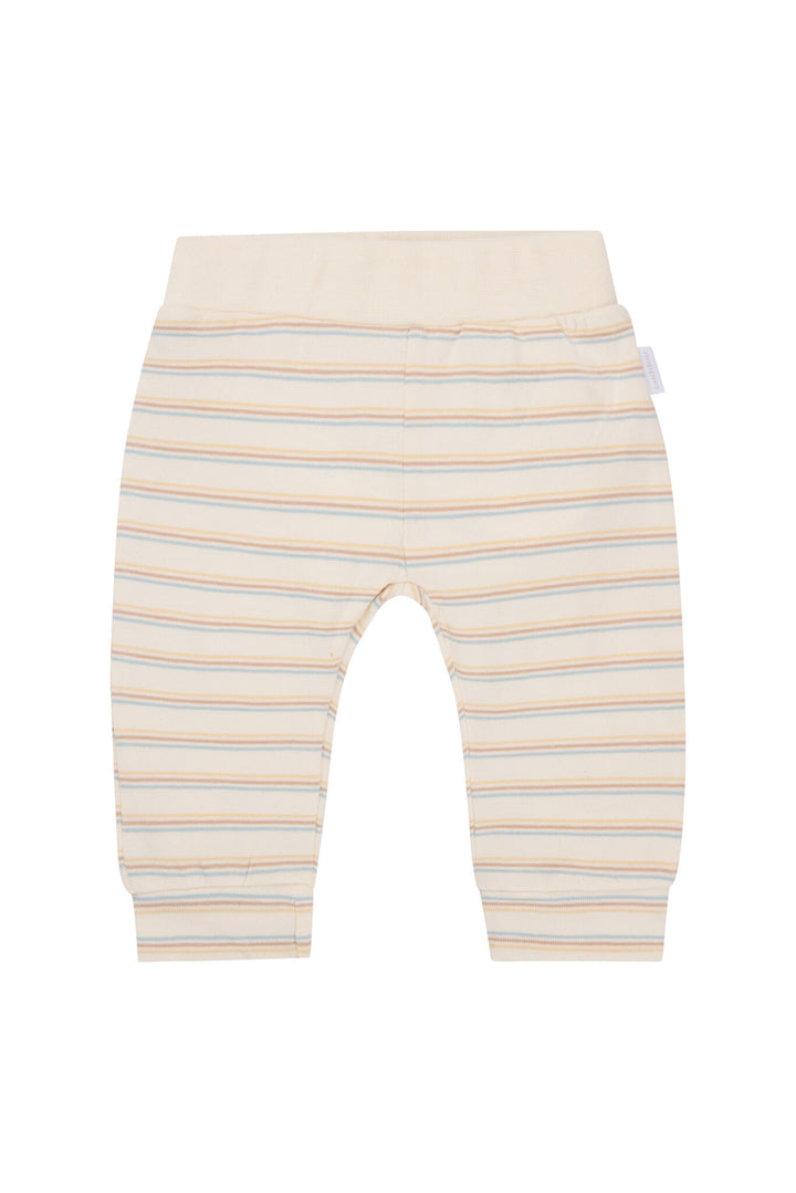 Broek Onarga slim fit Stripe Pattern WIT