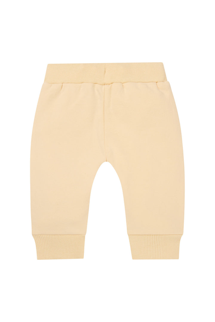 Broek Orrington regular fit Banana Crepe GEEL