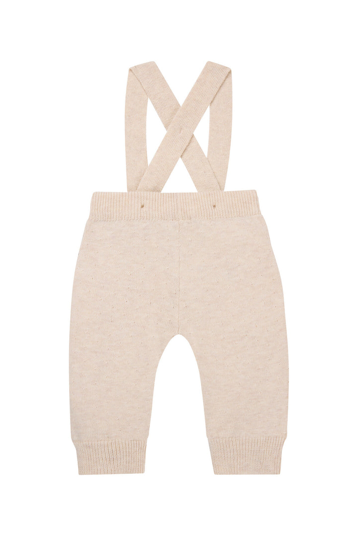 Latzhose Oberlin Slim Fit Haferflocken Melange BEIGE