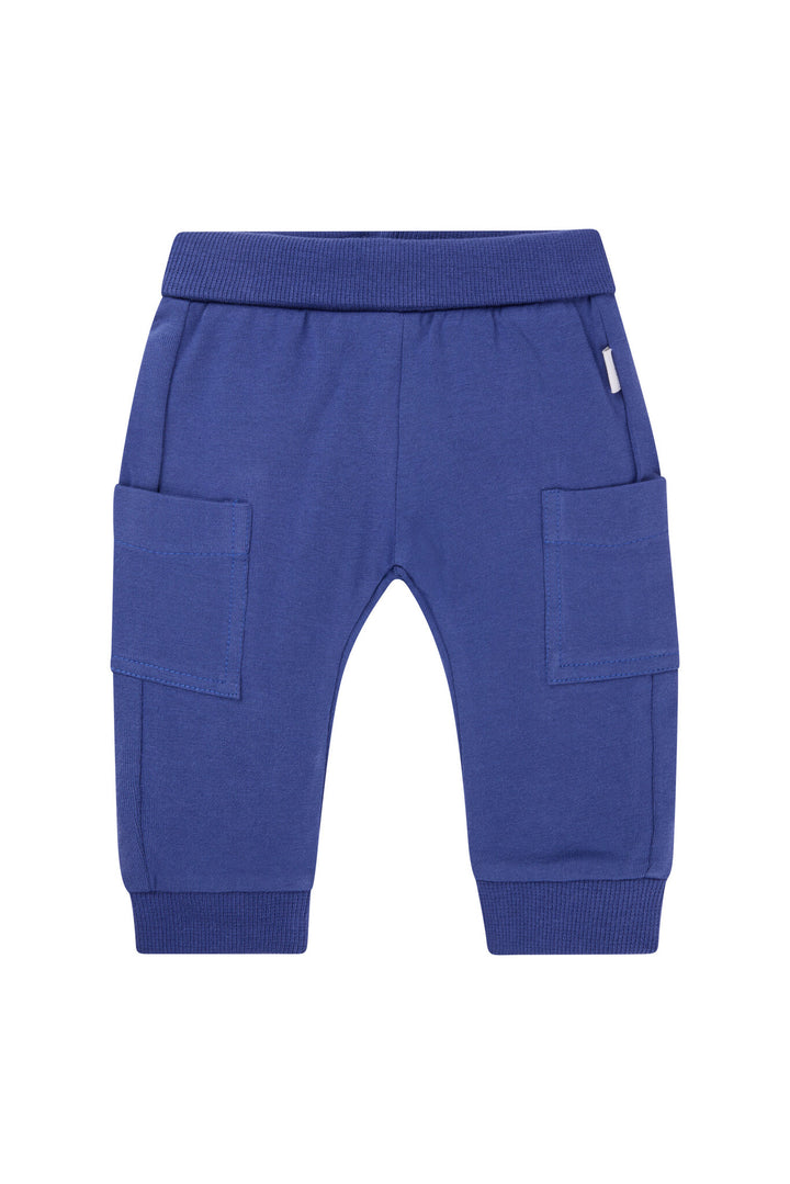 Broek Olcott regular fit Skipper Blue BLAUW