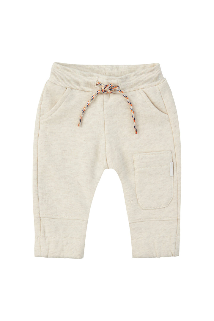 Broek Ossipee regular fit Oatmeal Melange BEIGE