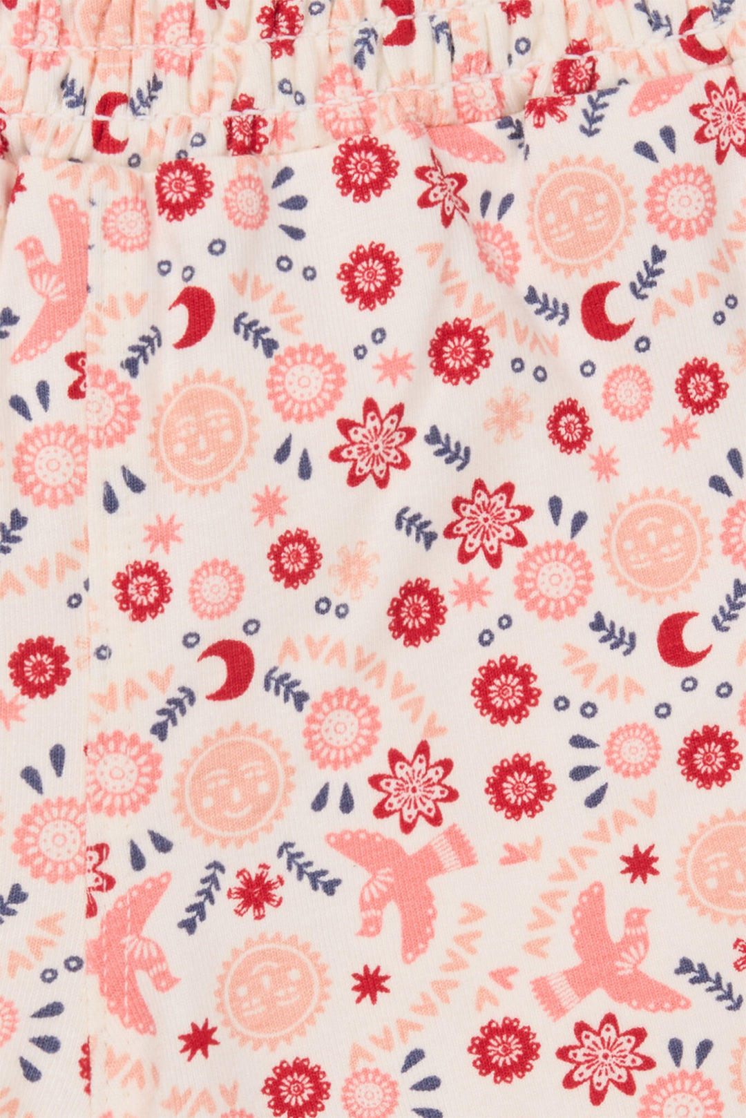 Broek Madras relaxed fit Floral pattern MULTICOLOR