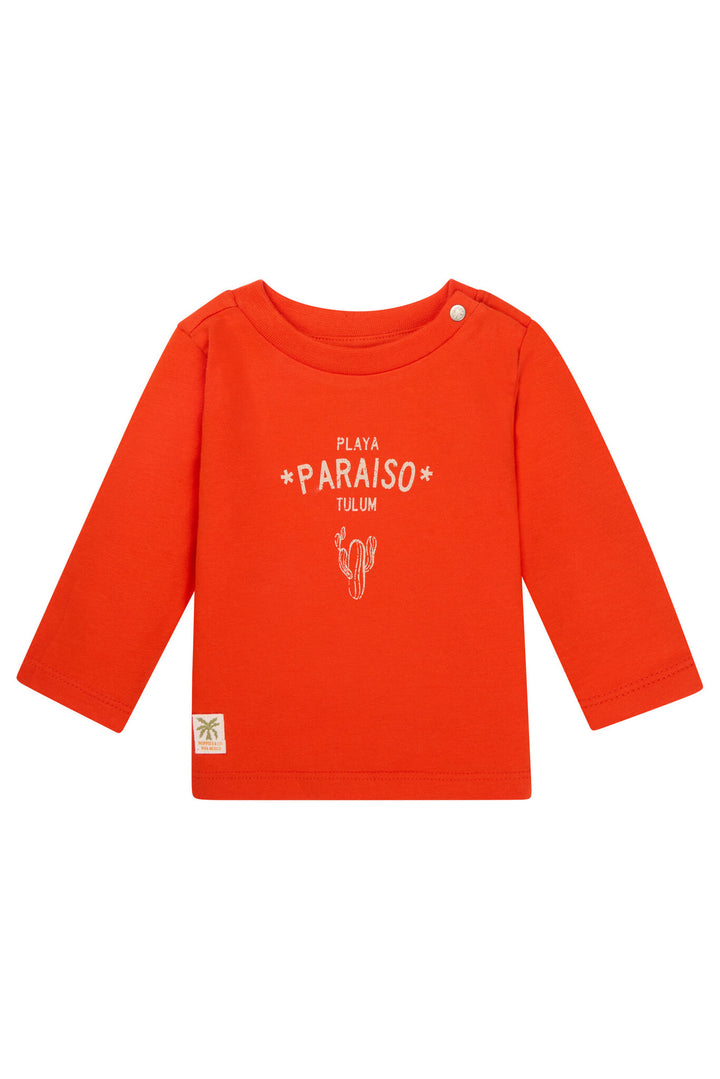 Langarmshirt Okawa Spicy Orange ORANJE