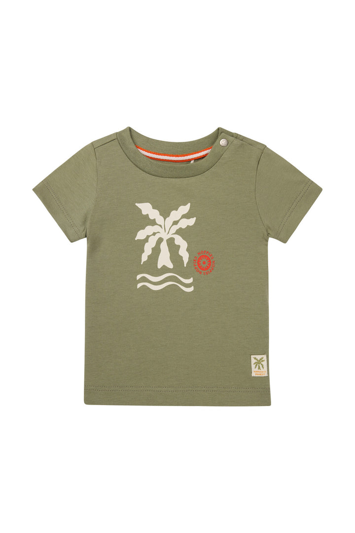 T - shirt Obu Oil Green GROEN