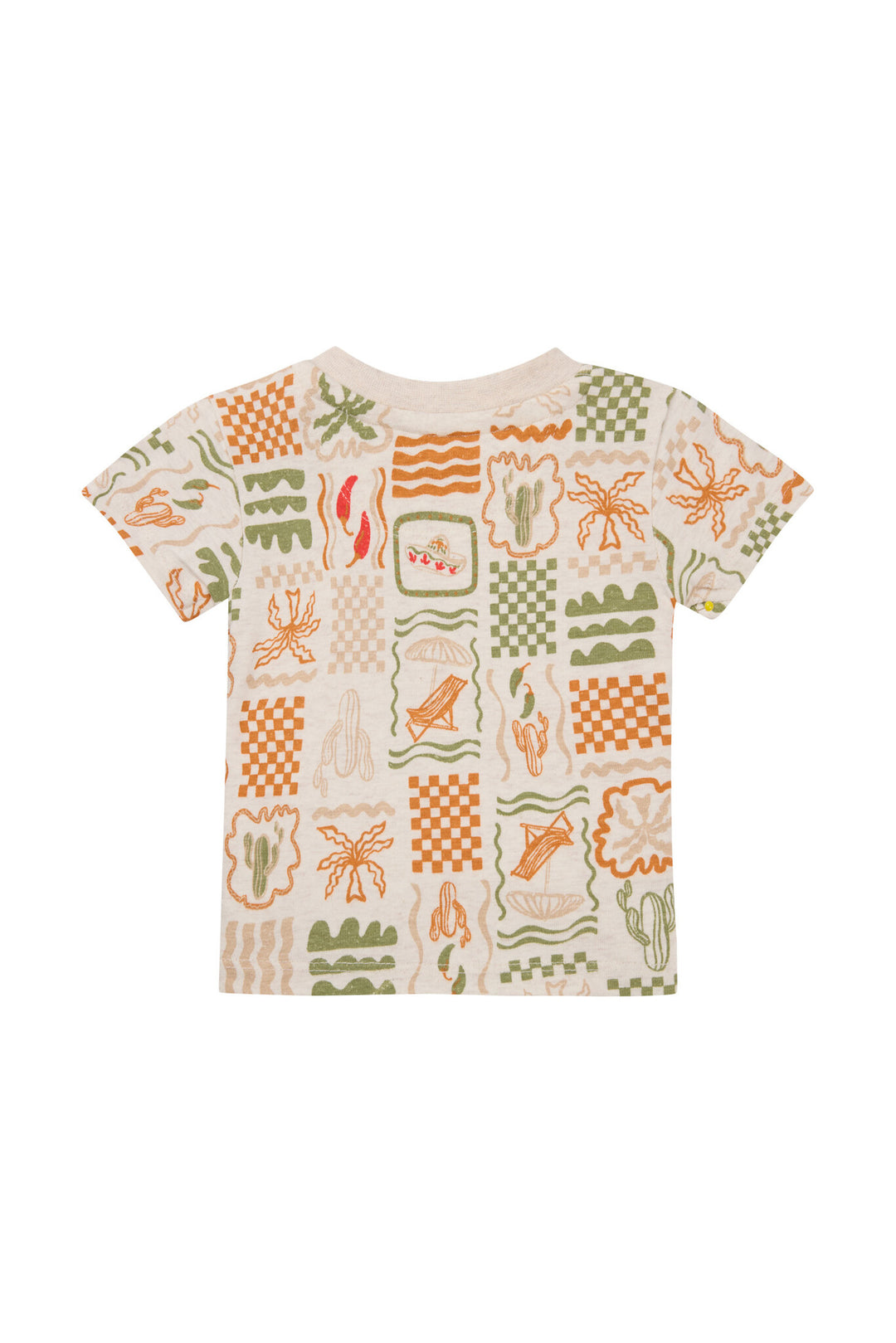 T - shirt Okazaki Tropical pattern MULTICOLOR