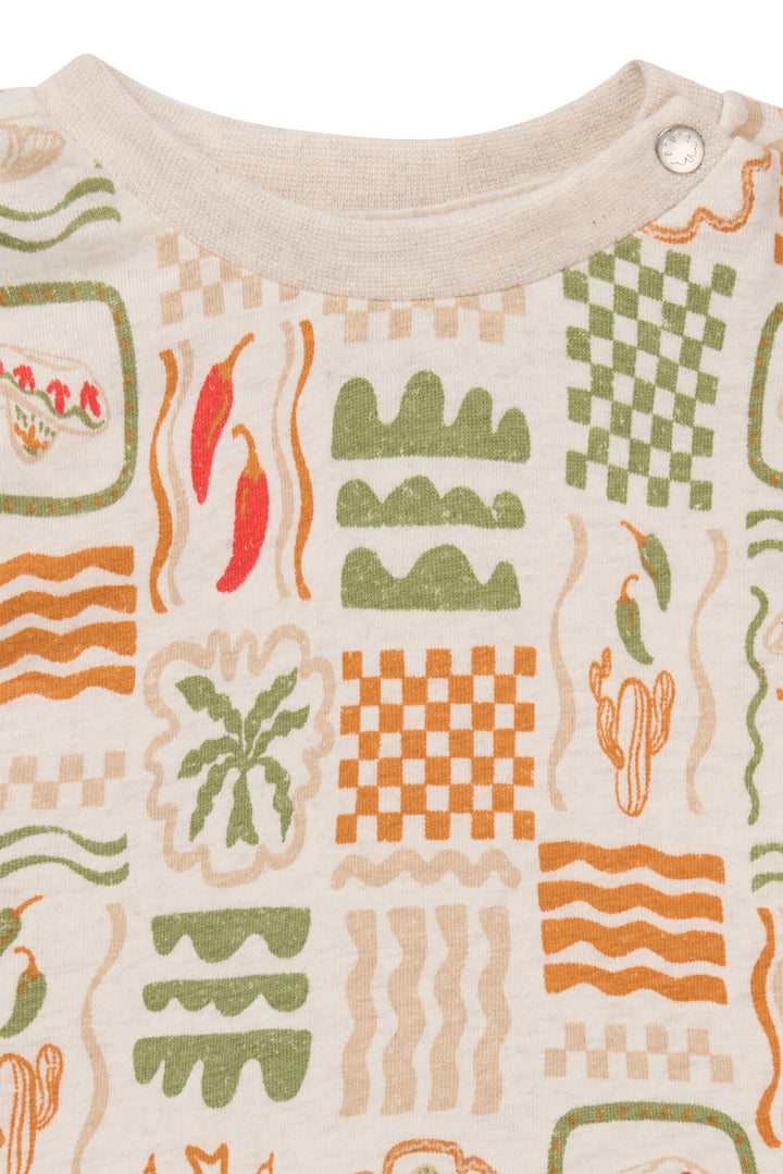 T - shirt Okazaki Tropical pattern MULTICOLOR