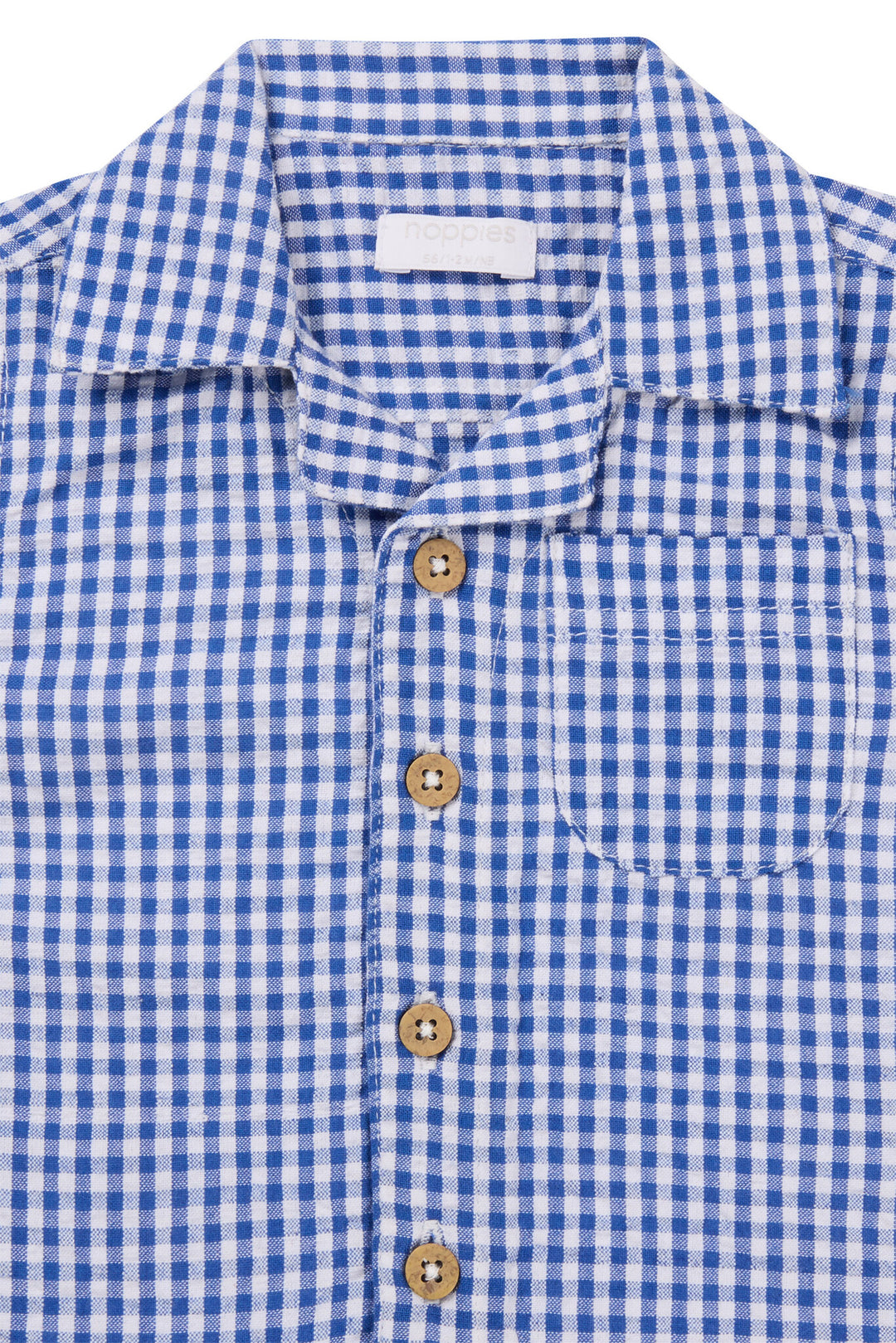 Blouse Osnabruck Check Pattern BLAUW