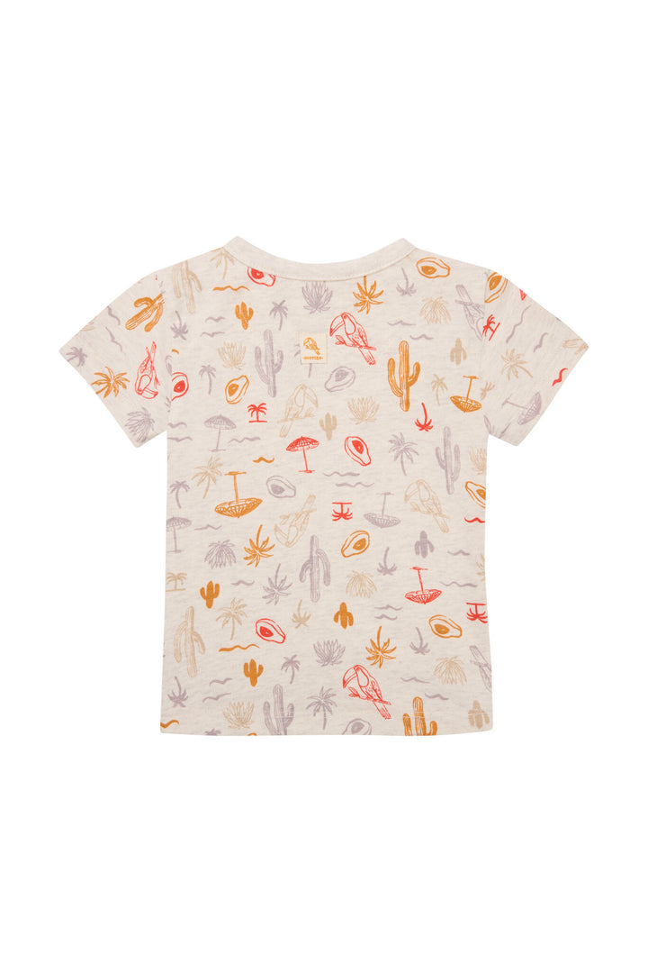 T - shirt Olle Tropical pattern MULTICOLOR