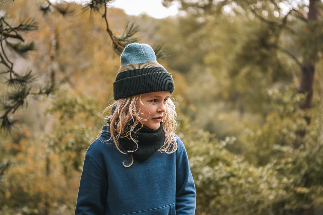 Muts Metrop beanie bottle green 53 - 55 (4 - 8jr)