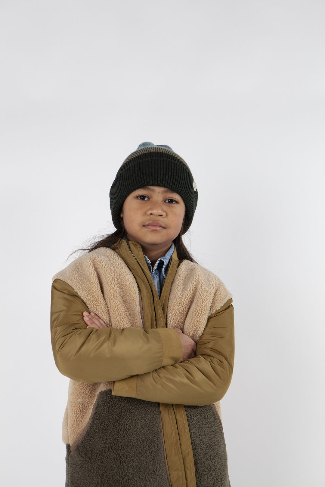 Muts Metrop beanie bottle green 53 - 55 (4 - 8jr)