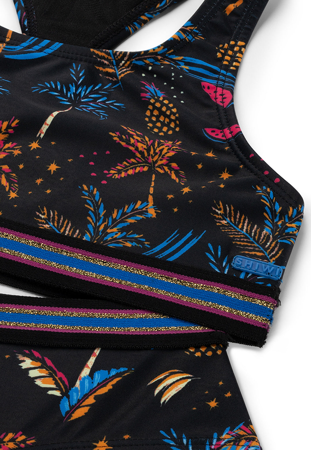 CHARLIE Bikini Poolparty schwarze Palmen