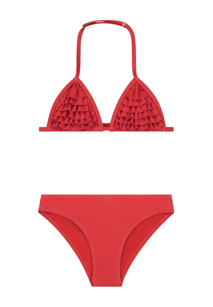 Bikini LORI red hibiscus