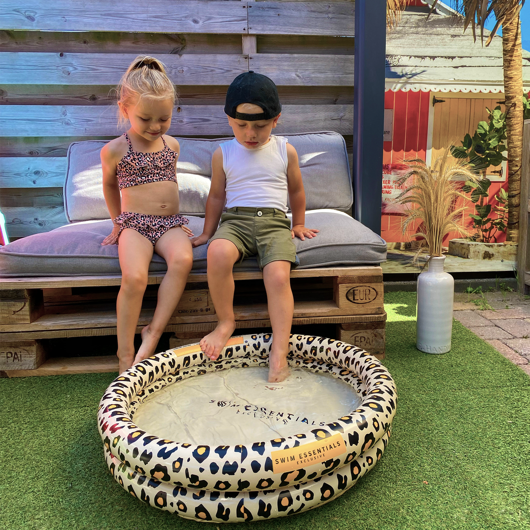 Zwembad 60 cm Beige Panterprint 60 x 17 cm 0+ 15 L