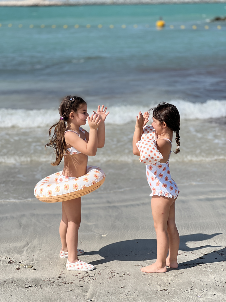 Zwemband 55 cm Flower Heart Transparant 55 cm 3+ 50 kg