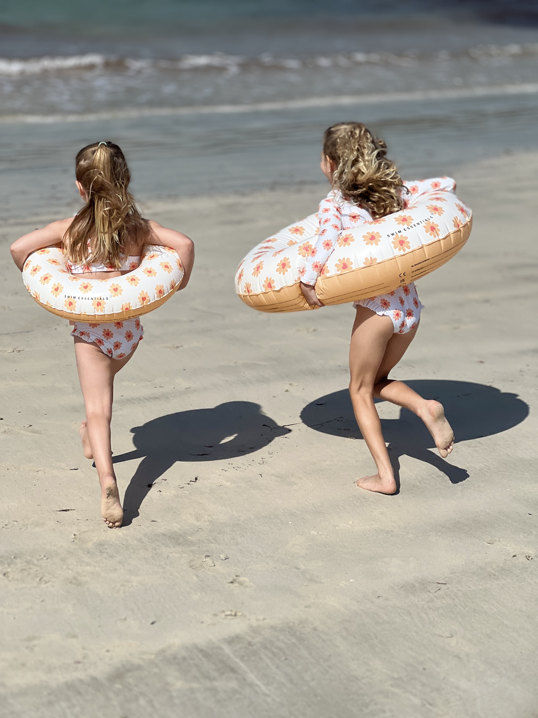 Zwemband 55 cm Flower Heart Transparant 55 cm 3+ 50 kg