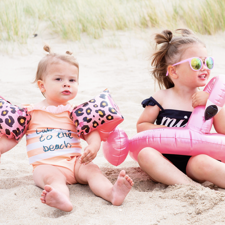 Zwembandjes 0 - 2 jaar Rose Goud Panterprint 14 x 6 x 17 cm 0 - 2 Jaar 0 - 15 kg