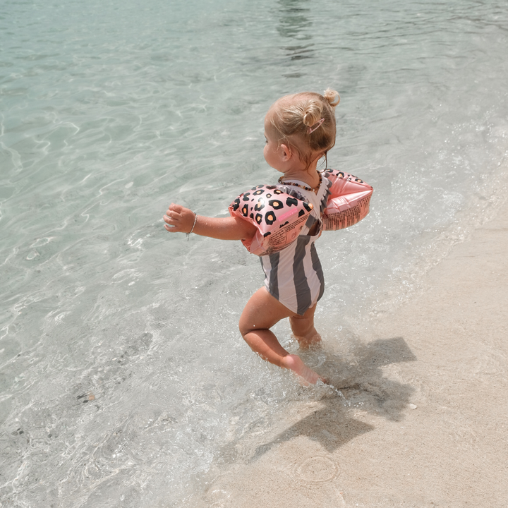 Zwembandjes 0 - 2 jaar Rose Goud Panterprint 14 x 6 x 17 cm 0 - 2 Jaar 0 - 15 kg