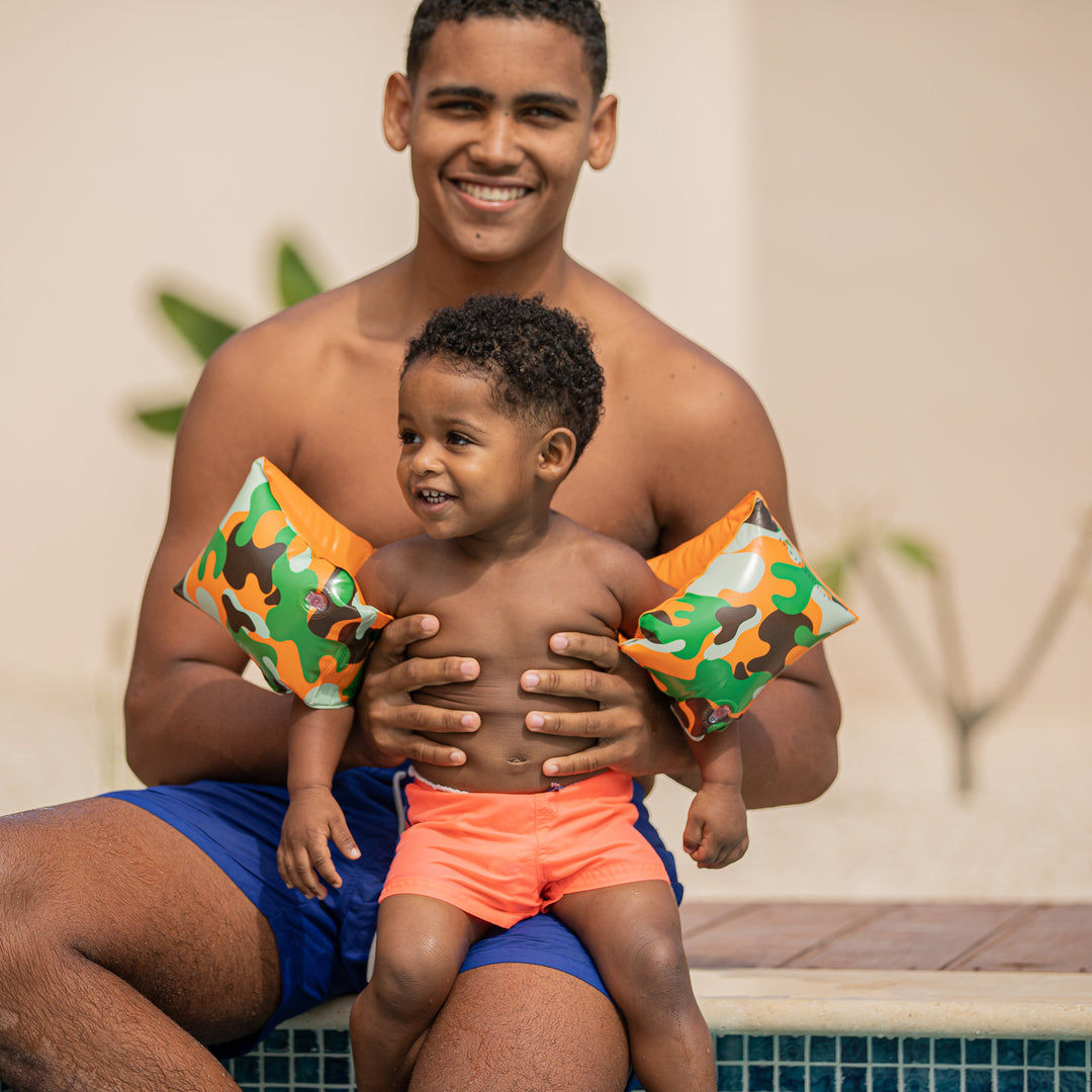 Zwembandjes 2 - 6 jaar Camouflage 17 x 9 x 18 cm 2 - 6 Jaar 15 - 30 kg