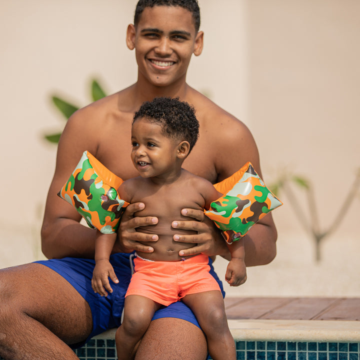 Zwembandjes 2 - 6 jaar Camouflage 17 x 9 x 18 cm 2 - 6 Jaar 15 - 30 kg