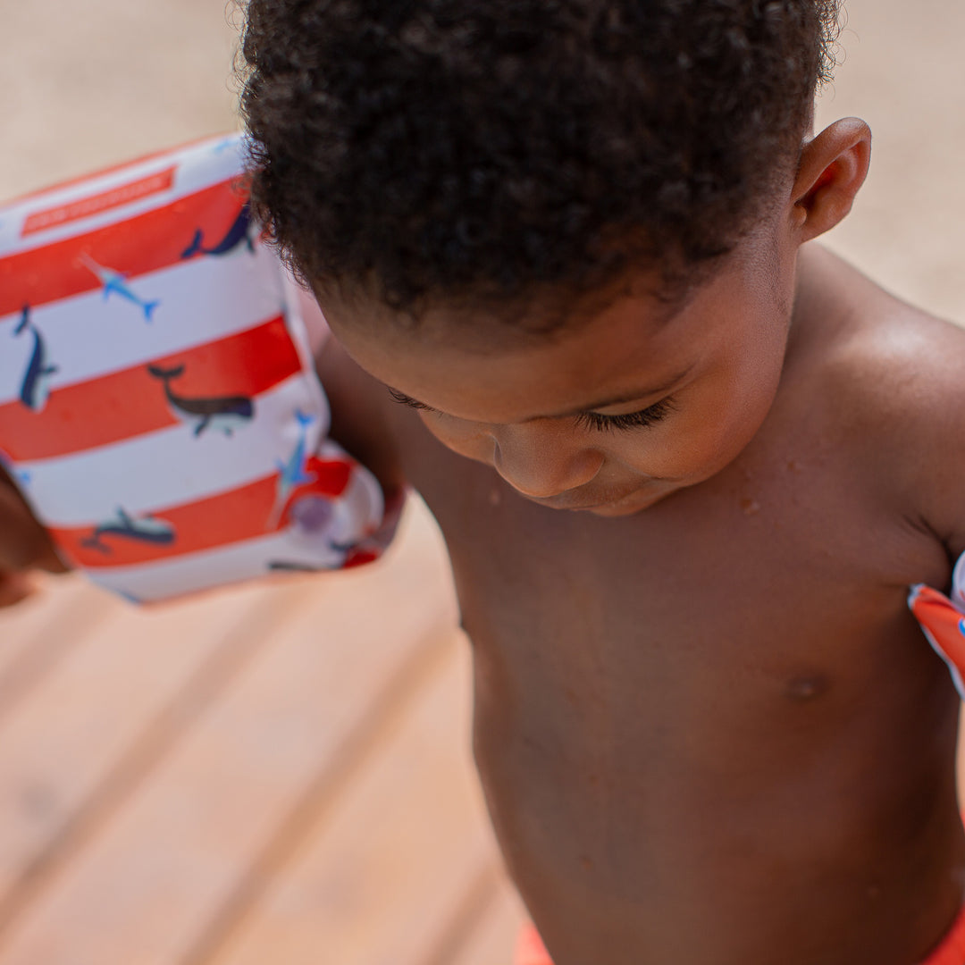 Zwembandjes 2 - 6 jaar Walvis Gestreept 17 x 9 x 18 cm 2 - 6 Jaar 15 - 30 kg