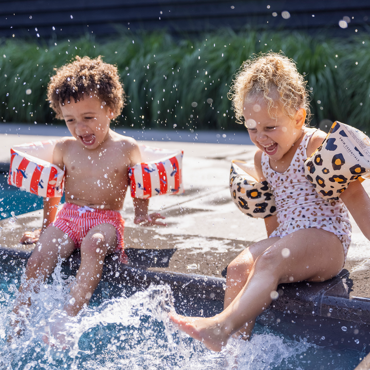 Zwembandjes 2 - 6 jaar Walvis Gestreept 17 x 9 x 18 cm 2 - 6 Jaar 15 - 30 kg