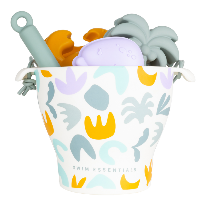 Strandspeelset Abstract Silicone 12x9 cm