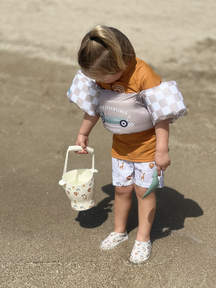 Strandspeelset Jungle Silicone 12x9 cm