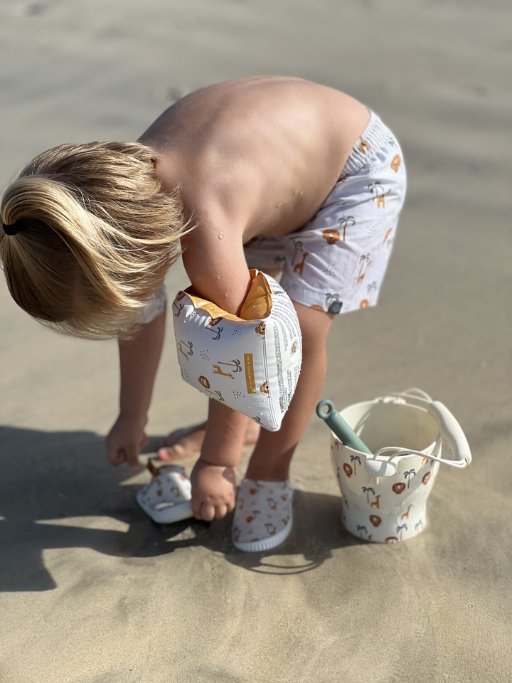 Strandspeelset Jungle Silicone 12x9 cm