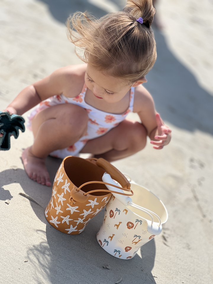 Strandspeelset Jungle Silicone 12x9 cm